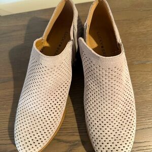 Lucky suede booties size 8.5